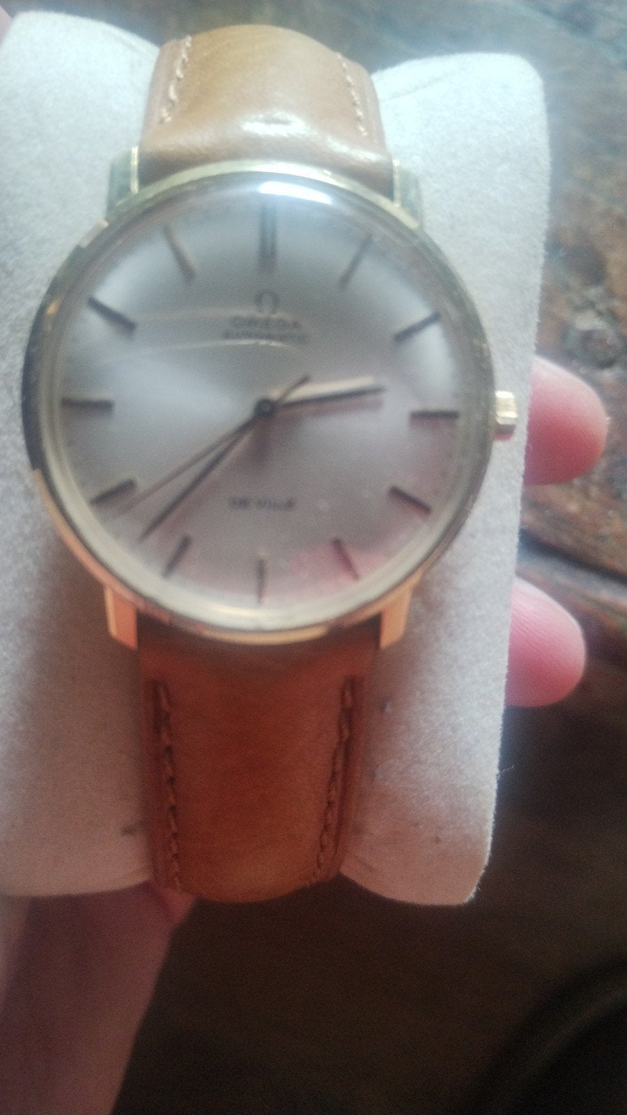 Omega De Ville in goud, Handtassen en Accessoires, Horloges | Heren, Ophalen of Verzenden, Goud, Goud, Omega