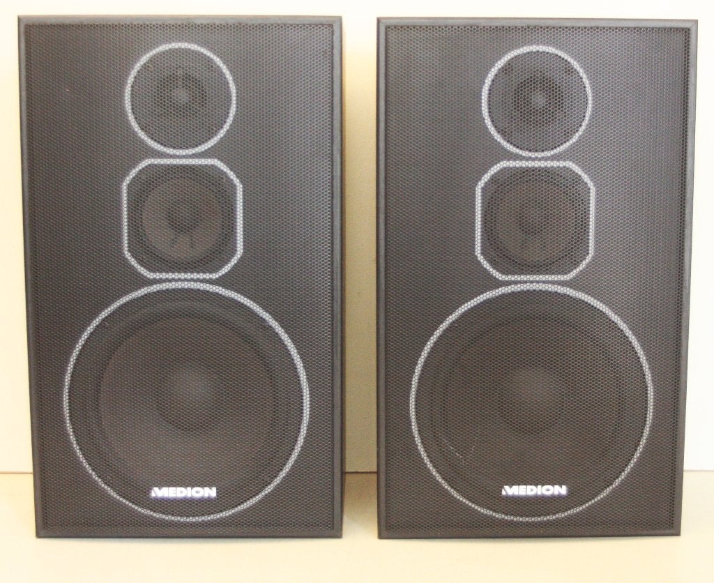Medion MD 8988 Luidsprekers / 140 Watt / 8 Ohm / 3Way-System, Ophalen of Verzenden, Zo goed als nieuw, 120 tot 150 watt, Stereo speakers