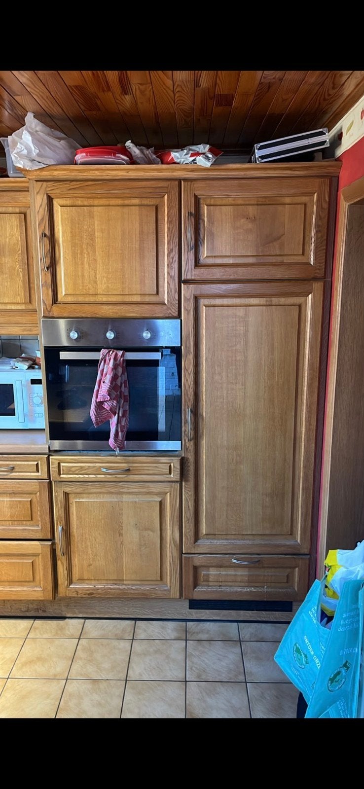 cuisine à démonter, Maison & Meubles, Enlèvement, Utilisé, 50 à 75 cm, 200 cm ou plus