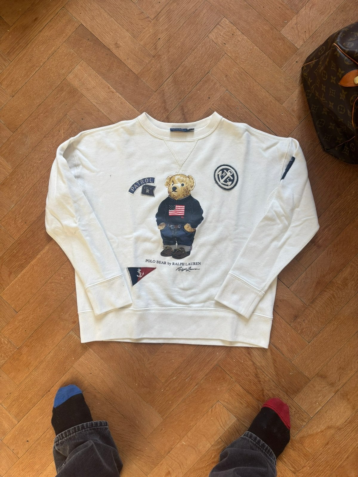 Bundel twee beer truien Ralph Lauren Maat S, Ophalen of Verzenden, Zo goed als nieuw, Maat 36 (S)
