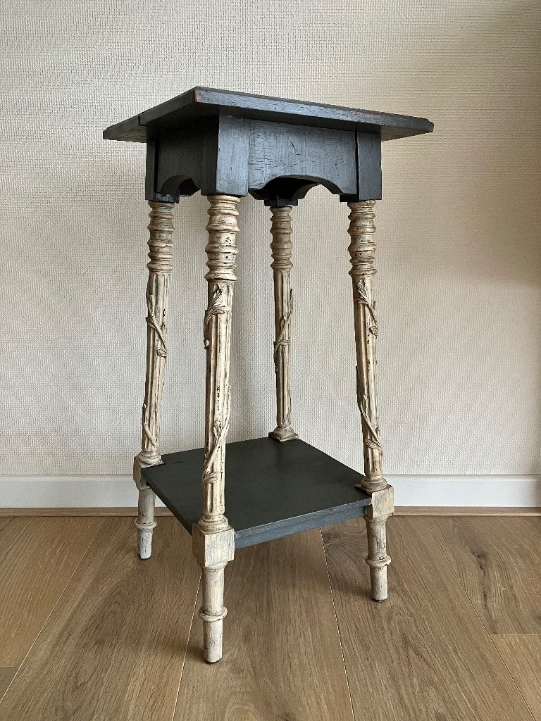 Brocante bijzet tafel of planten staander, Ophalen