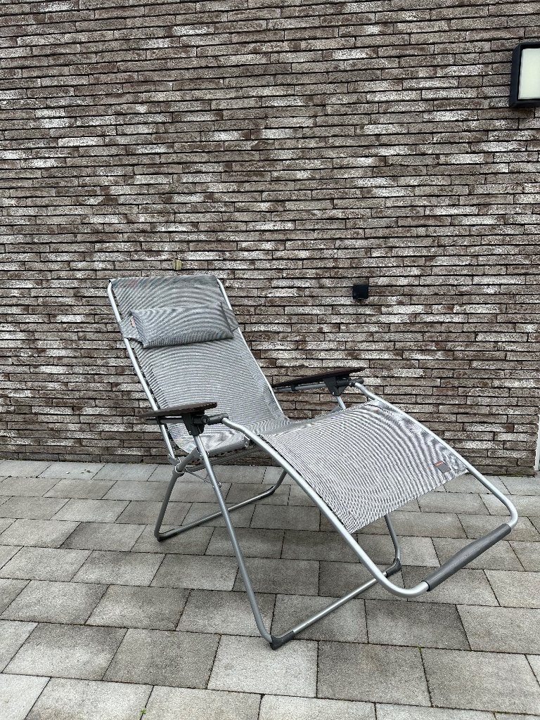 Lafuma Zero-Gravity Relaxstoel XL, Ophalen, Zo goed als nieuw, Kunststof, Inklapbaar