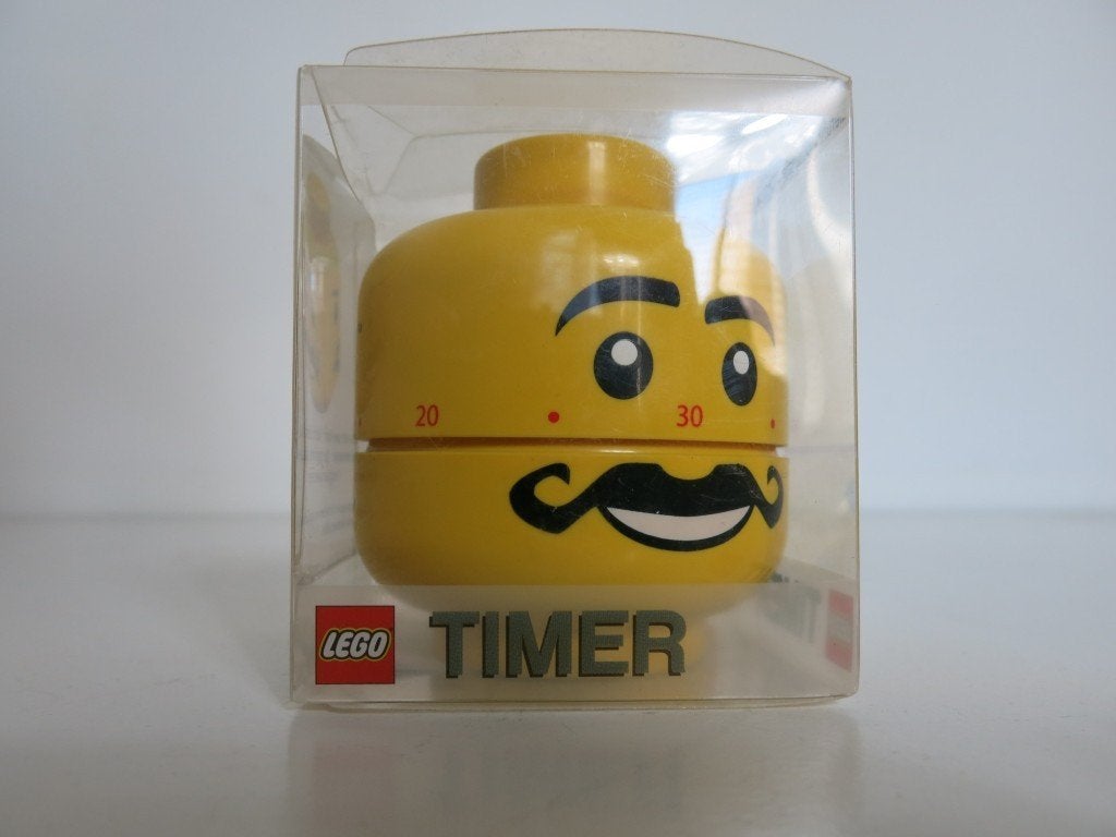 Minuteur de cuisine LEGO Minifigure Head, nouveau, Enlèvement ou Envoi, Neuf, Minifigurine, Lego