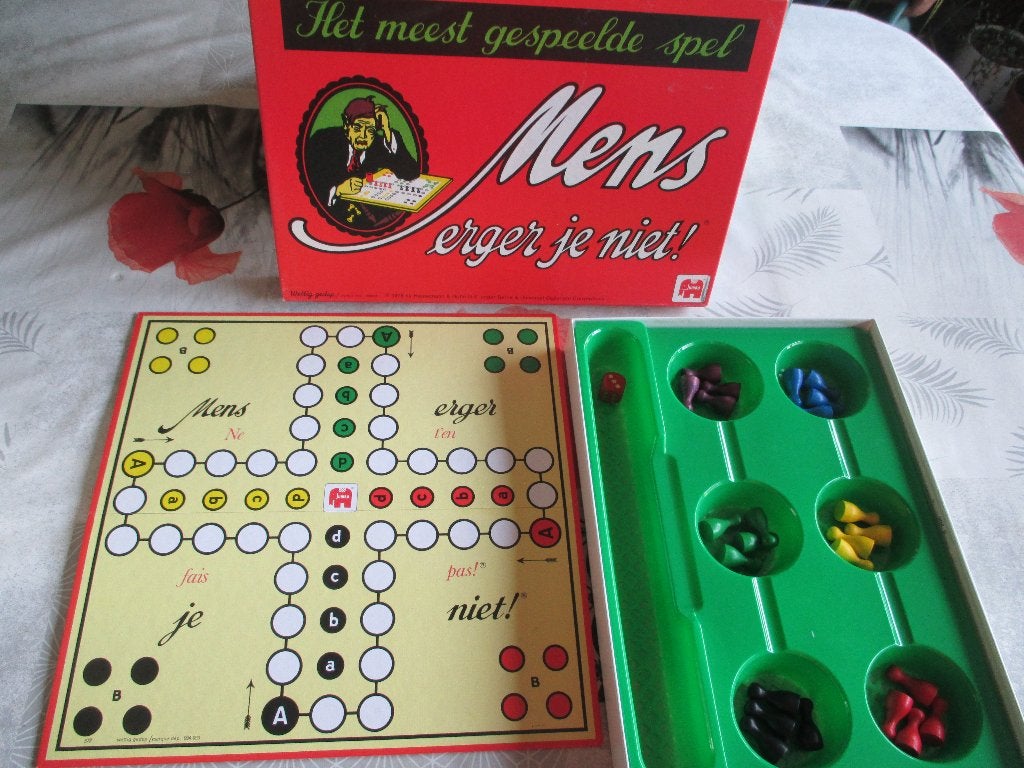spel mens erger je niet, Vijf spelers of meer, Ophalen of Verzenden, Zo goed als nieuw, Jumbo