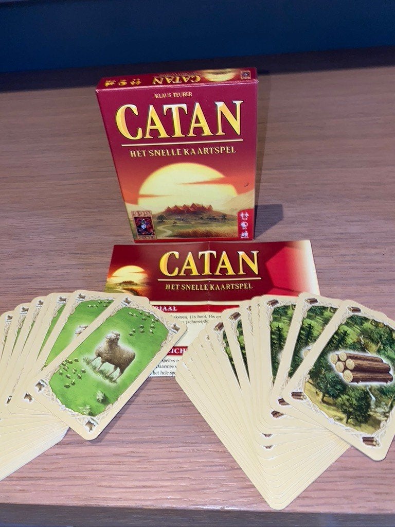 Catan & Uno Deluxe é Monopoly Kaartspellen, 1 ou 2 joueurs, Enlèvement ou Envoi, Comme neuf