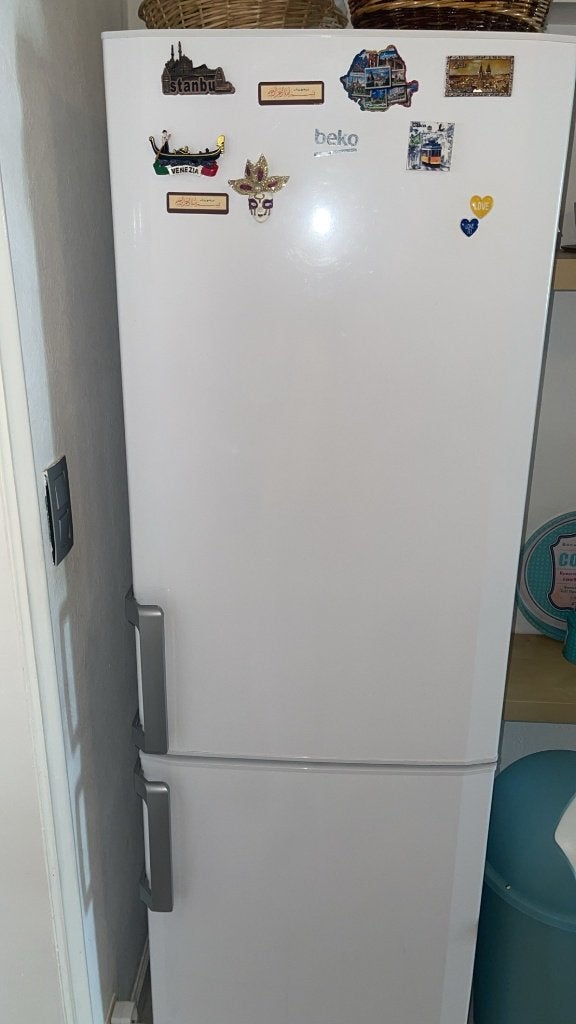 koelkast + ijskast, Elektronische apparatuur, Koelkasten en IJskasten, Ophalen, Gebruikt, 60 cm of meer, 100 tot 150 liter