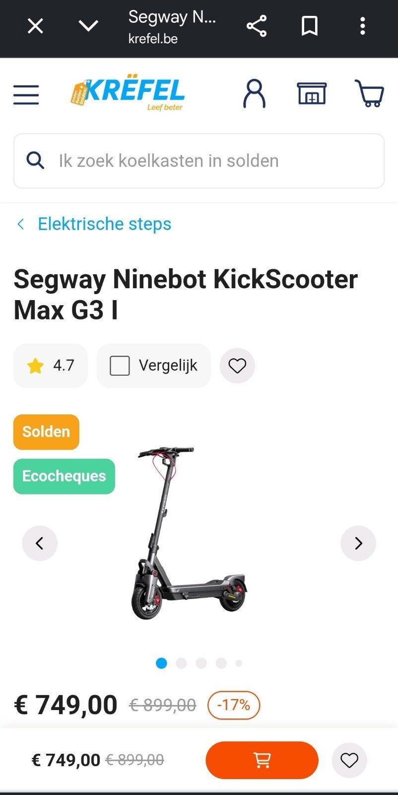 Je recherche un SEGWAY G3 max, Vélos & Vélomoteurs, Enlèvement