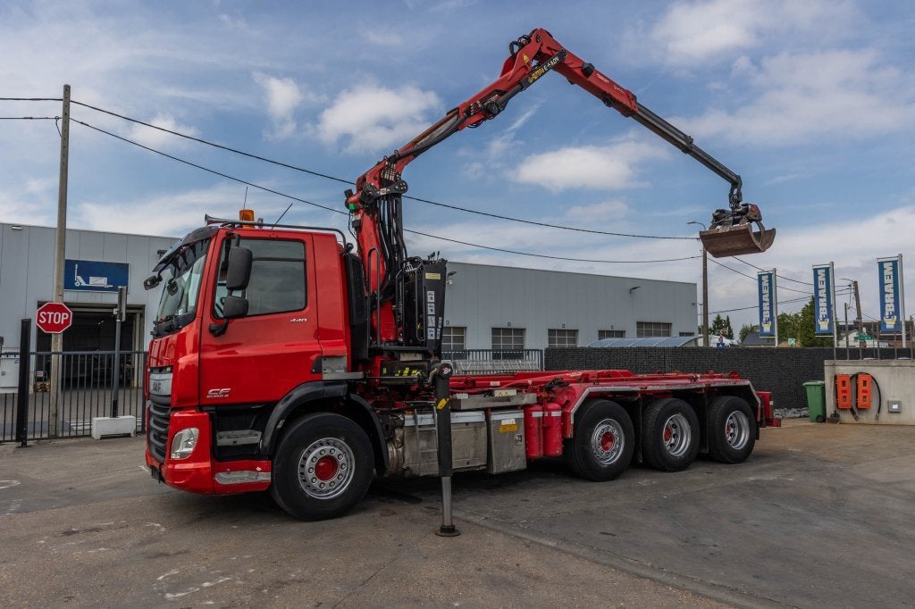 DAF CF 440 FAK -8x2 + Palfinger Epsilon Q180 Z95TR, Auto's, Automaat, 324 kW, Euro 6, 440 pk