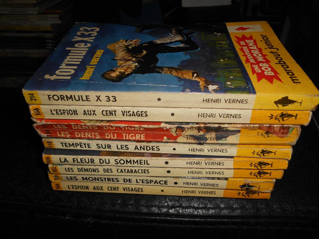 Lot de 8 Bob Morane ( Marabout junior), Livres, Enlèvement ou Envoi
