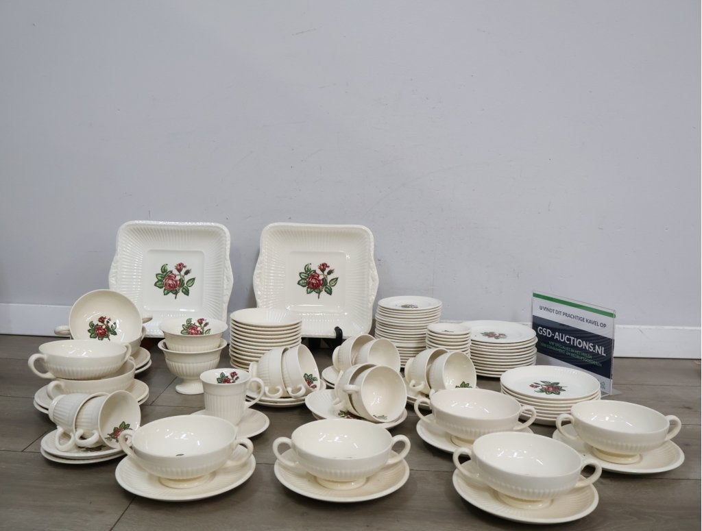 Groot Wedgwood Moss Rose Servies, Niet ingevuld, Niet ingevuld, Niet ingevuld