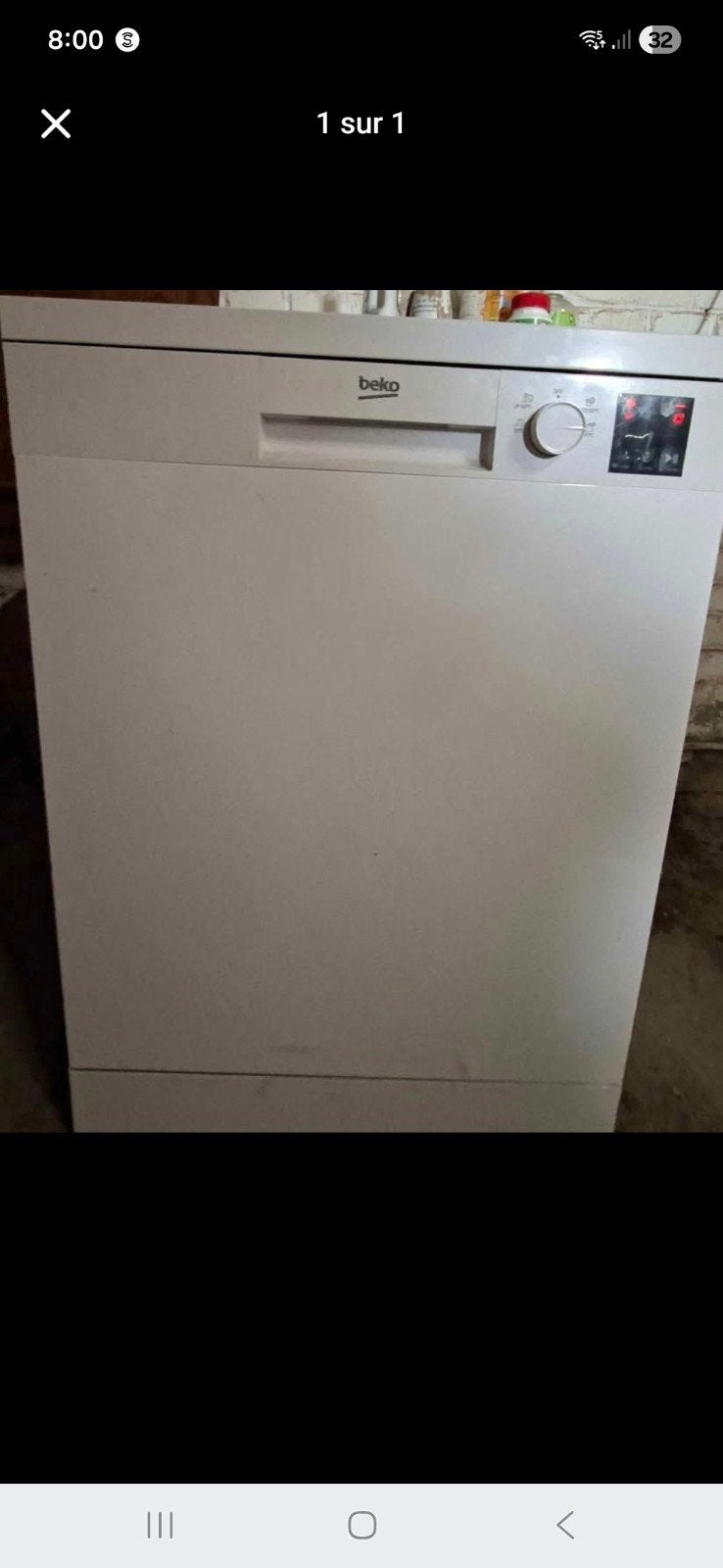 Lave vaisselle marque Beko, Electroménager