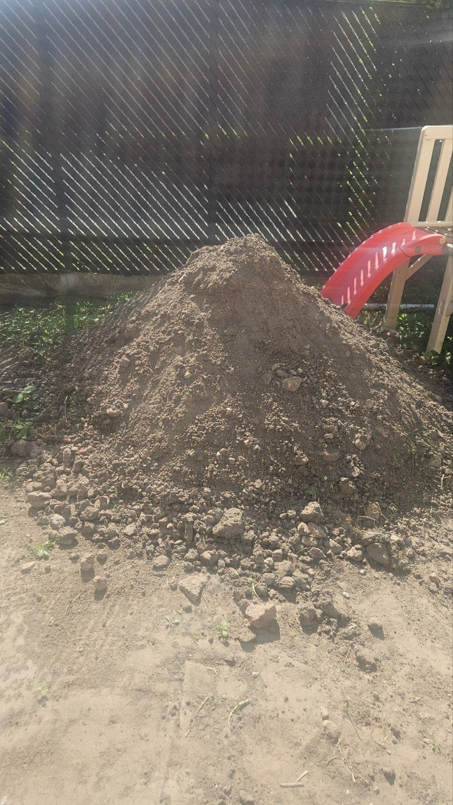 Terre de jardin, Enlèvement