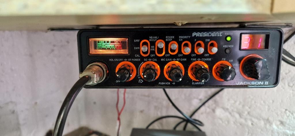 Cb president jackson Ii, Enlèvement, Utilisé, Émetteur et Récepteur