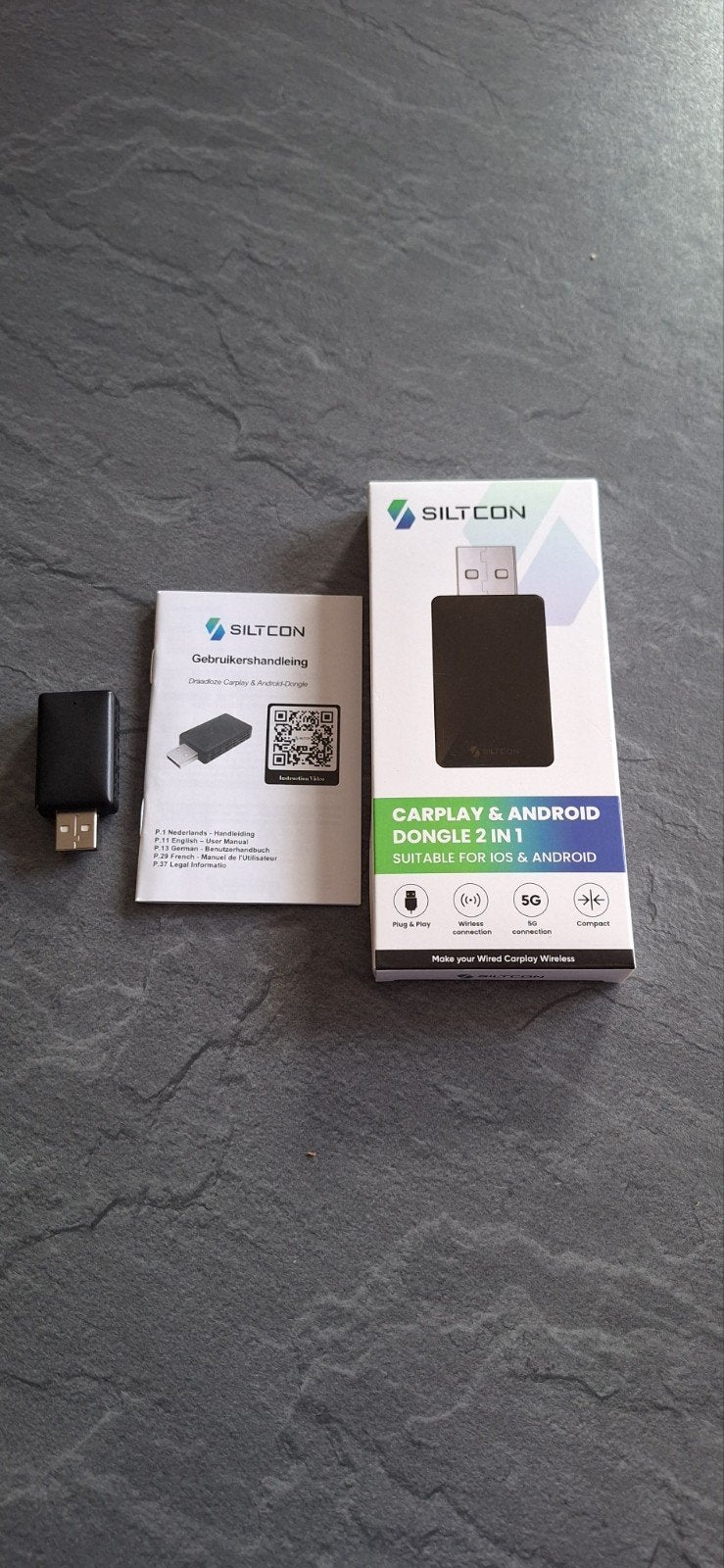 Dongle 2 en 1 pour Carplay et Android, Enlèvement ou Envoi, Comme neuf