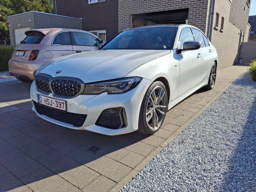 BMW M340i X-DRIVE|TREKHAAK|CARBON DAK|STANDKACHEL|360|LEDER, Automaat, 186 g/km, Wit, Leder