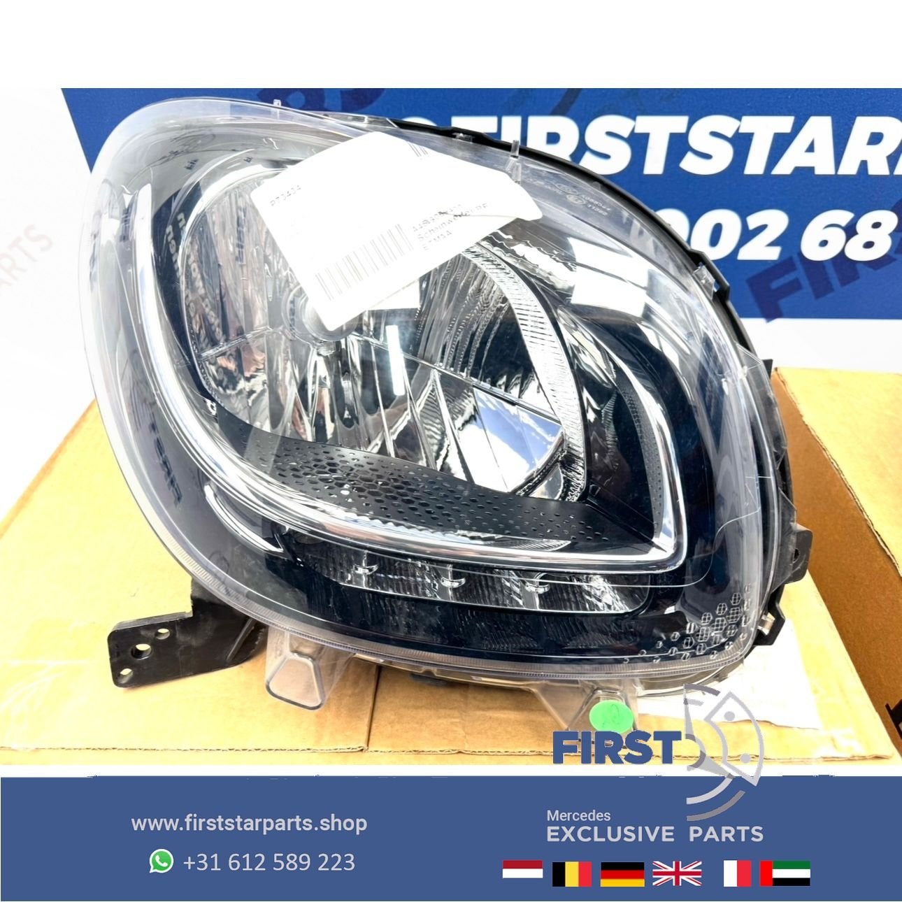 SMART KOPLAMP RECHTS A4538200839 Smart ForTwo 2014-  HEADLIG, Gebruikt, -, -, Ophalen of Verzenden