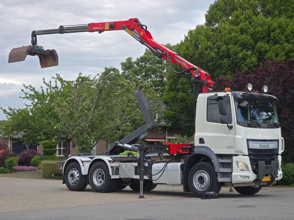 DAF CF 410 FAN Grue PALFINGER Z-CRANE 20TM ! Télécommand, Autos, Achat, Euro 6, Entreprise, 2 places