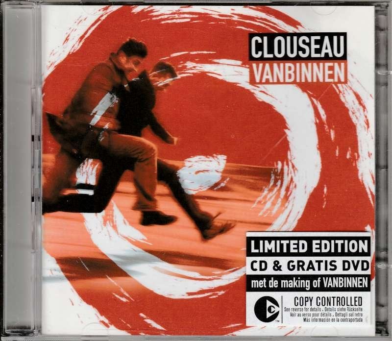CD + DVD Clouseau - Vanbinnen, Inclusief DVD, Ophalen of Verzenden, Zo goed als nieuw, Pop