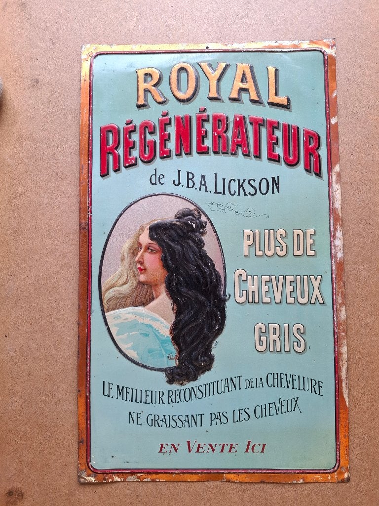 ROYAL — plus des cheveux gris, Enlèvement ou Envoi, Utilisé, Panneau publicitaire