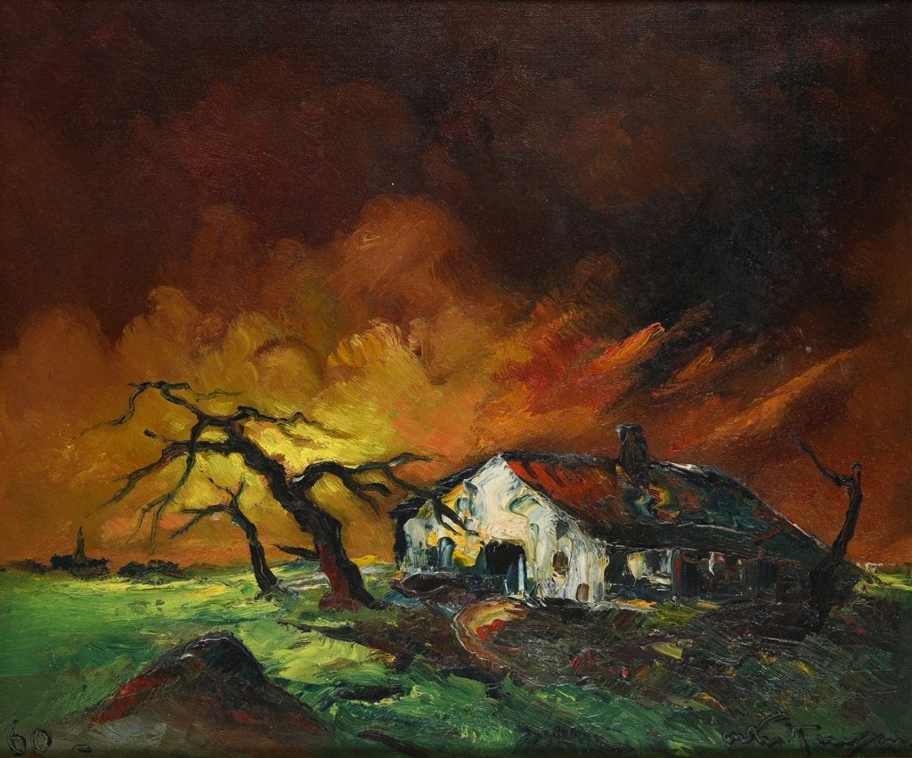 ANTOON KRUIJSEN 1898 -1977, Antiek en Kunst, Ophalen, Gedateerd, Olieverf, Doek
