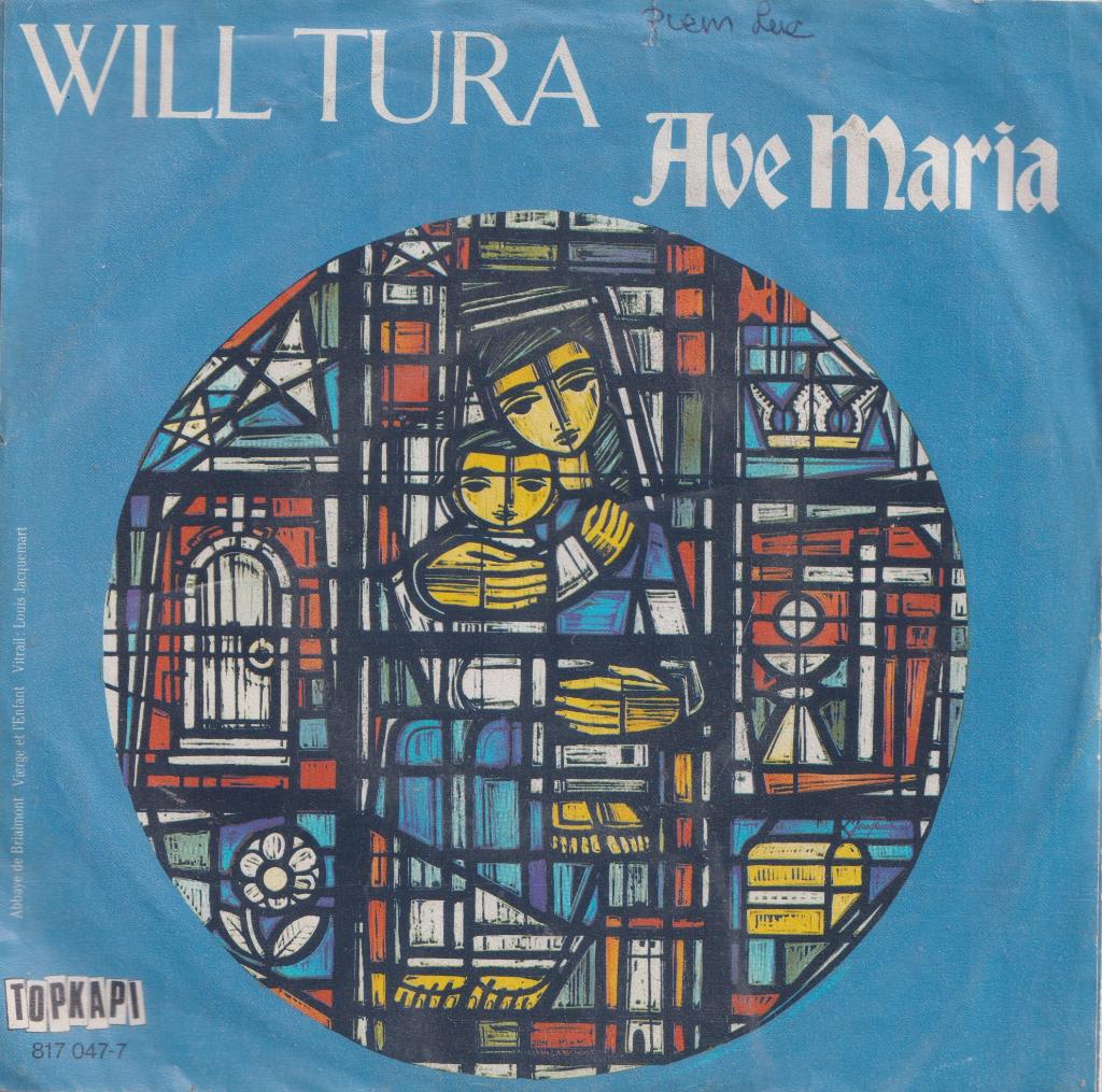 Will Tura – Ave Maria / Hymne aan de liefde - Single, Gebruikt, 7 inch, Single, Ophalen of Verzenden