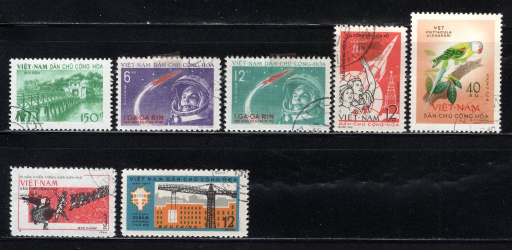 VIETNAM-NOORD Lot zegels gestempeld, Postzegels en Munten, Verzenden, Gestempeld