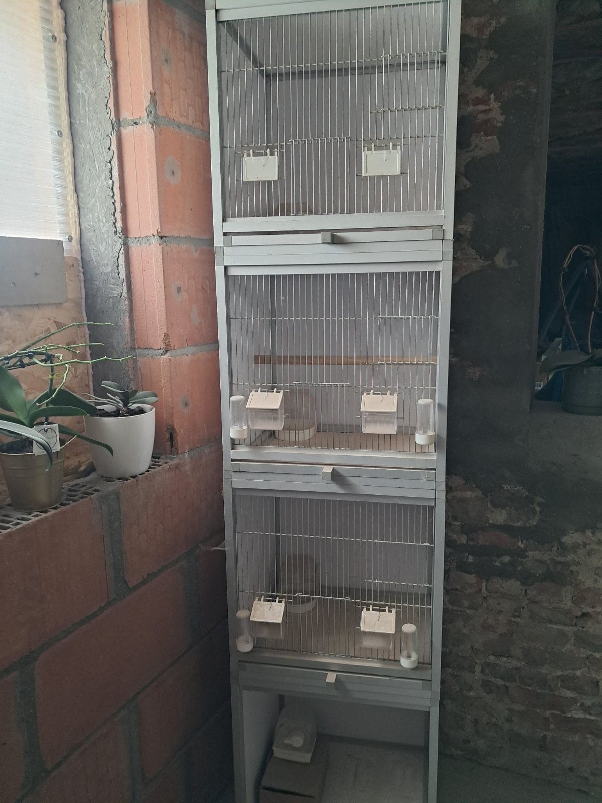 vogelkooien, Ophalen