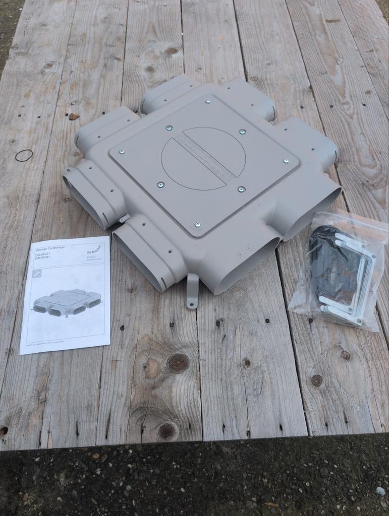 Zehnder Verdeelbox ventilatie ComfoFlat CK 6xFlat51, Ophalen of Verzenden, Nieuw