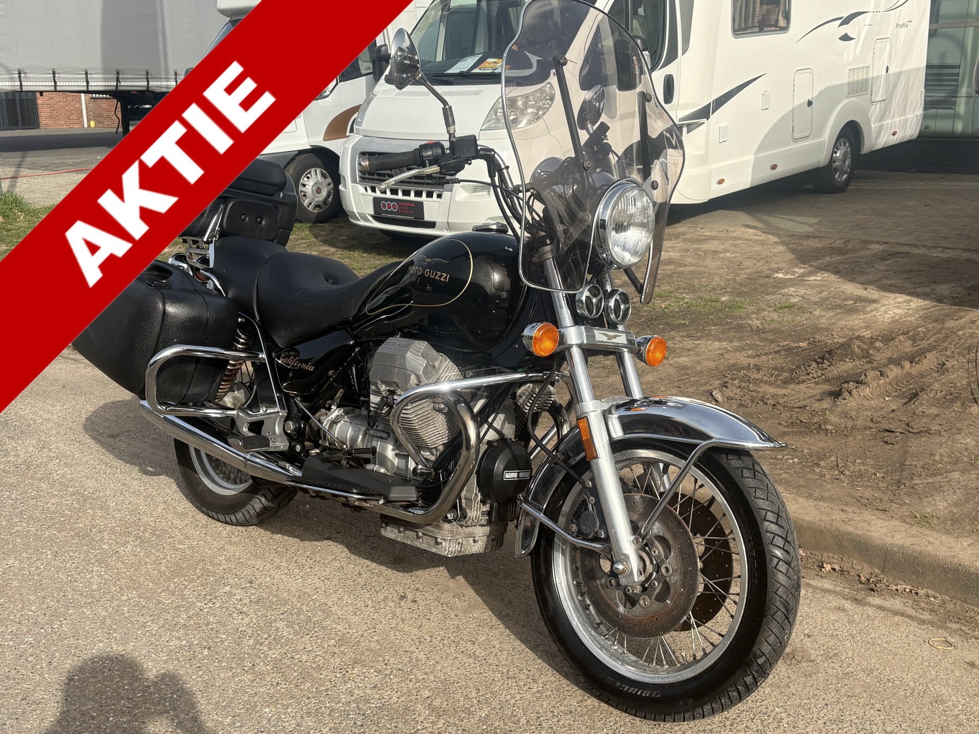 Moto Guzzi Chopper California 1100 Slechts 28DKM! Topstaat!, Autos, Cuir, Autres marques, Achat, Intérieur cuir