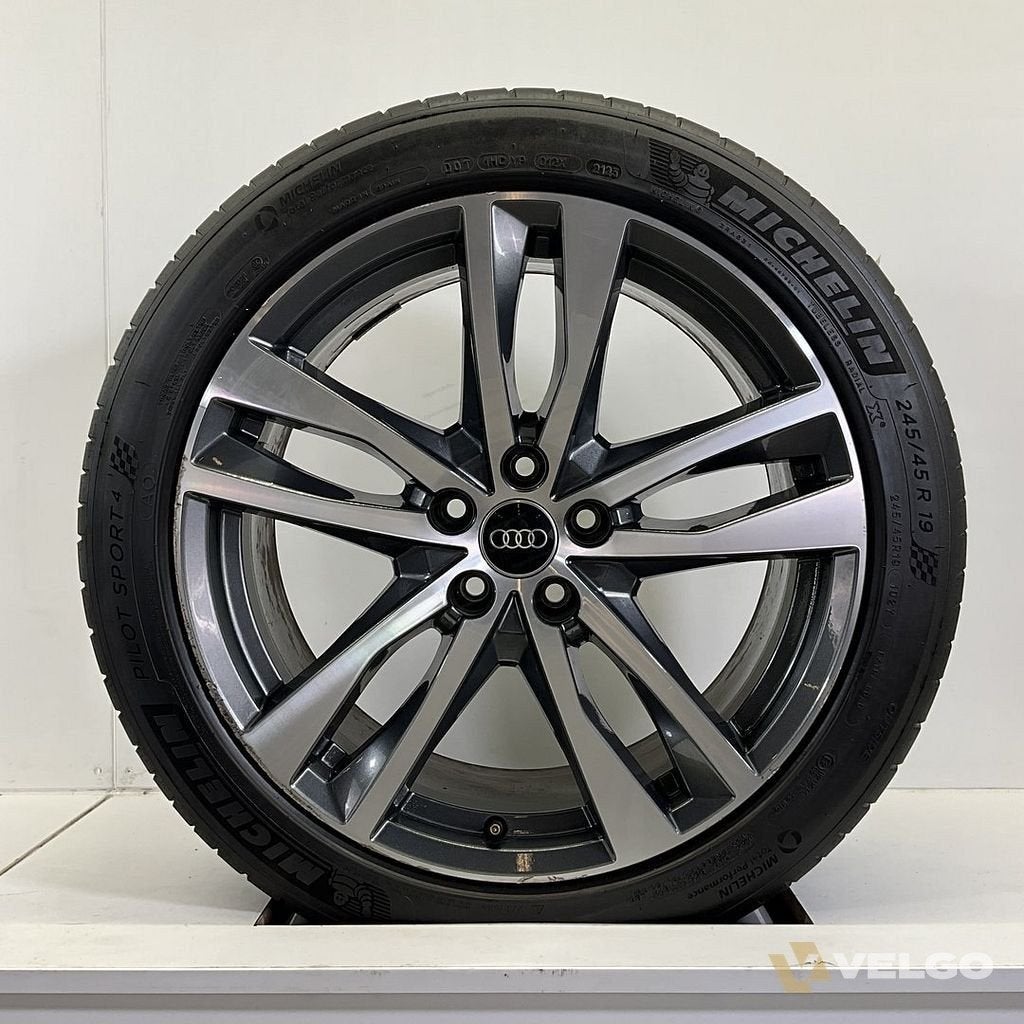 AUDI A6 A7 SET VElGEN + ZOMERBANDEN 19 INCH, Pneus et Jantes, 245 mm, Véhicule de tourisme, Pneus été