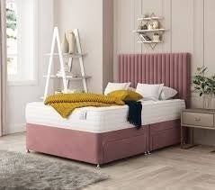 Eenpersoonsbed met matras en hoofdbord, Huis en Inrichting, Slaapkamer | Stapelbedden en Hoogslapers, 90 cm, Eenpersoons, Verzenden