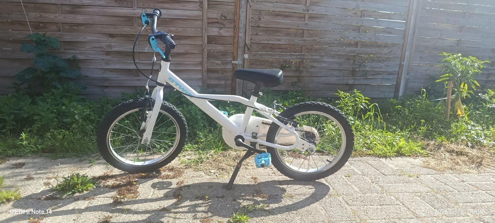 Fiets btwin., Fietsen en Brommers, Fietsen | Vouwfietsen, Overige merken, Gebruikt, 16 tot 18 inch, Versnellingen