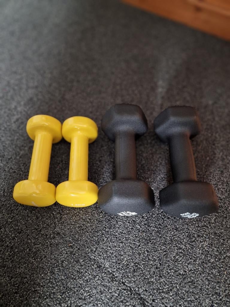 Set 3kg en 1.5kg dumbbells, Ophalen of Verzenden