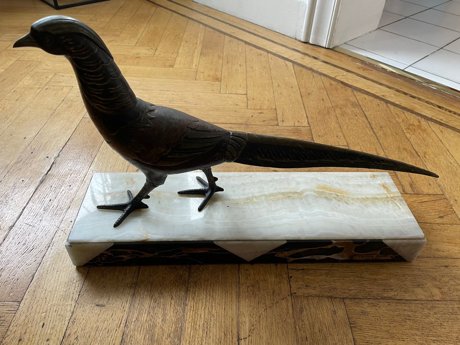 Faisan doré, Enlèvement, Comme neuf, Oiseaux, Statue ou Figurine