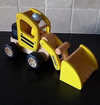 Houten Bulldozer Pintoy 07569, Enlèvement ou Envoi, Comme neuf