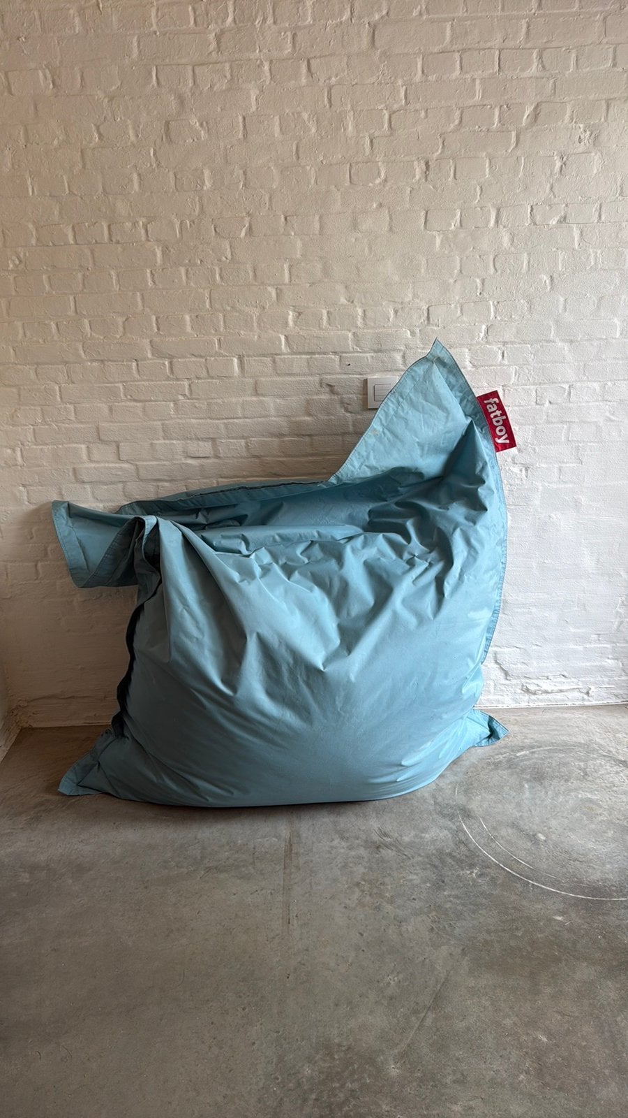 Fatboy Original zitzak blauw – 140 x 180 cm, Ophalen, Zo goed als nieuw, Blauw, Zitzak