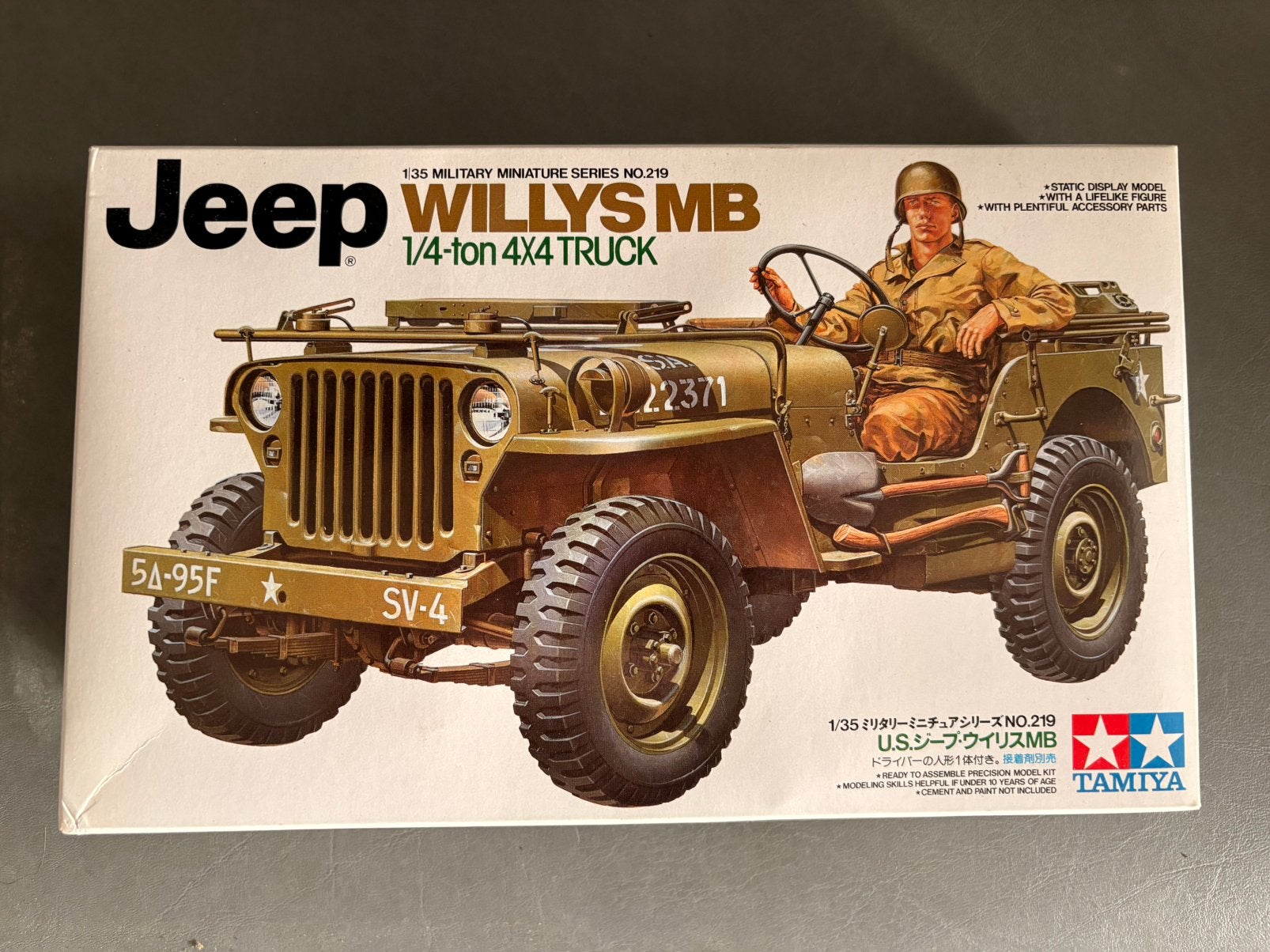 Maquette jeep willys MB, Enlèvement ou Envoi, Voiture, Comme neuf, 1:32 à 1:50