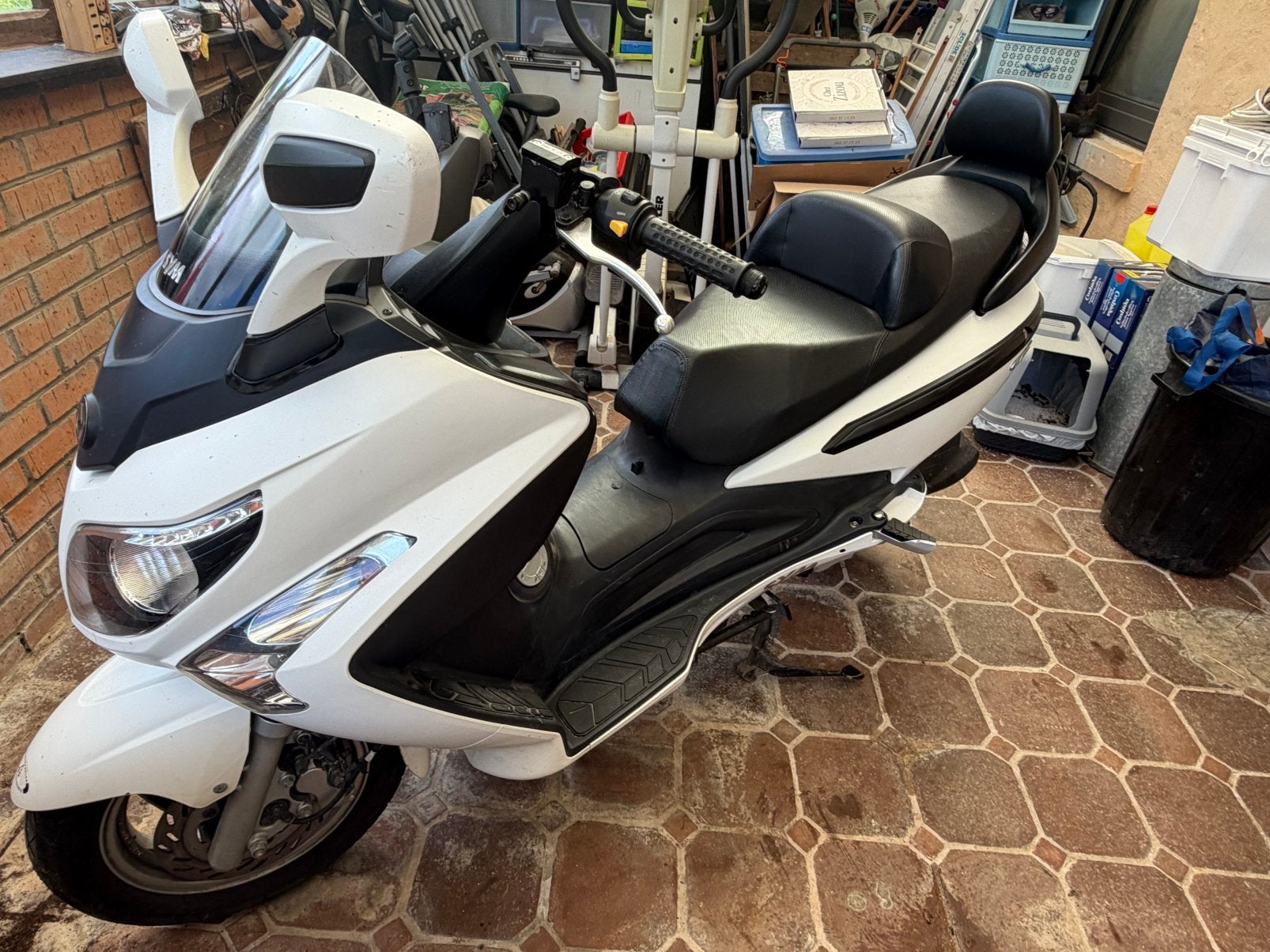 Scouter sym GTS 125cc, Ophalen, 1 cilinder