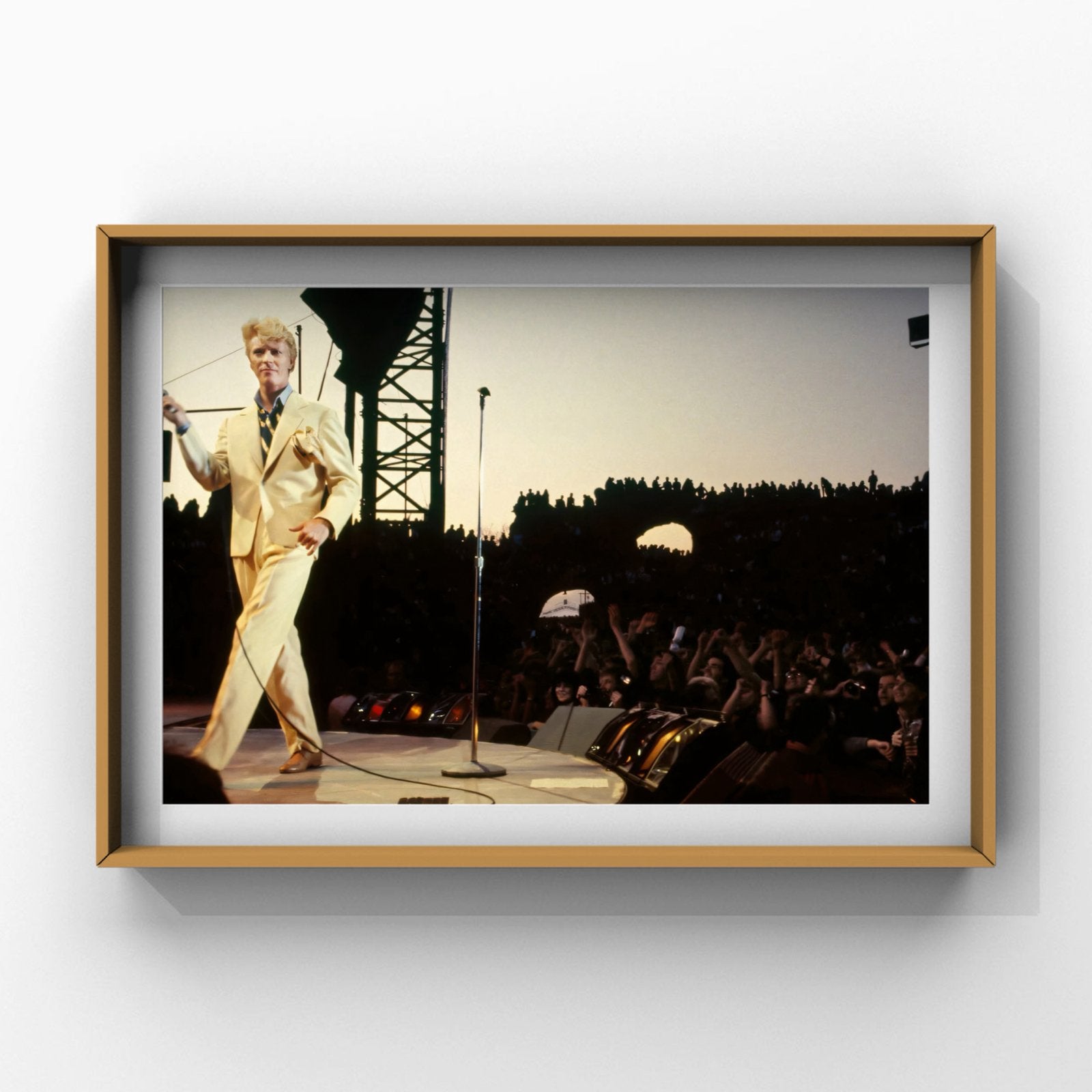 David Bowie — Serious Moonlight Tour, Frankrijk, 1983, Huis en Inrichting, Woonaccessoires | Schilderijen, Tekeningen en Foto's