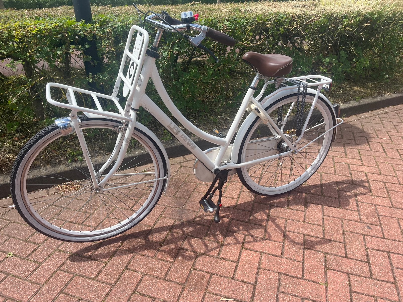 Cortina U4 transportfiets 28 inch 3V, Ophalen, Zo goed als nieuw, Terugtraprem, Versnellingen