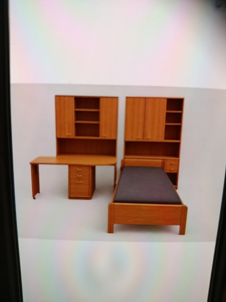 Belle chambre d'adolescent de haute qualité avec bureau, Enlèvement, Utilisé, Une personne, Klassiek