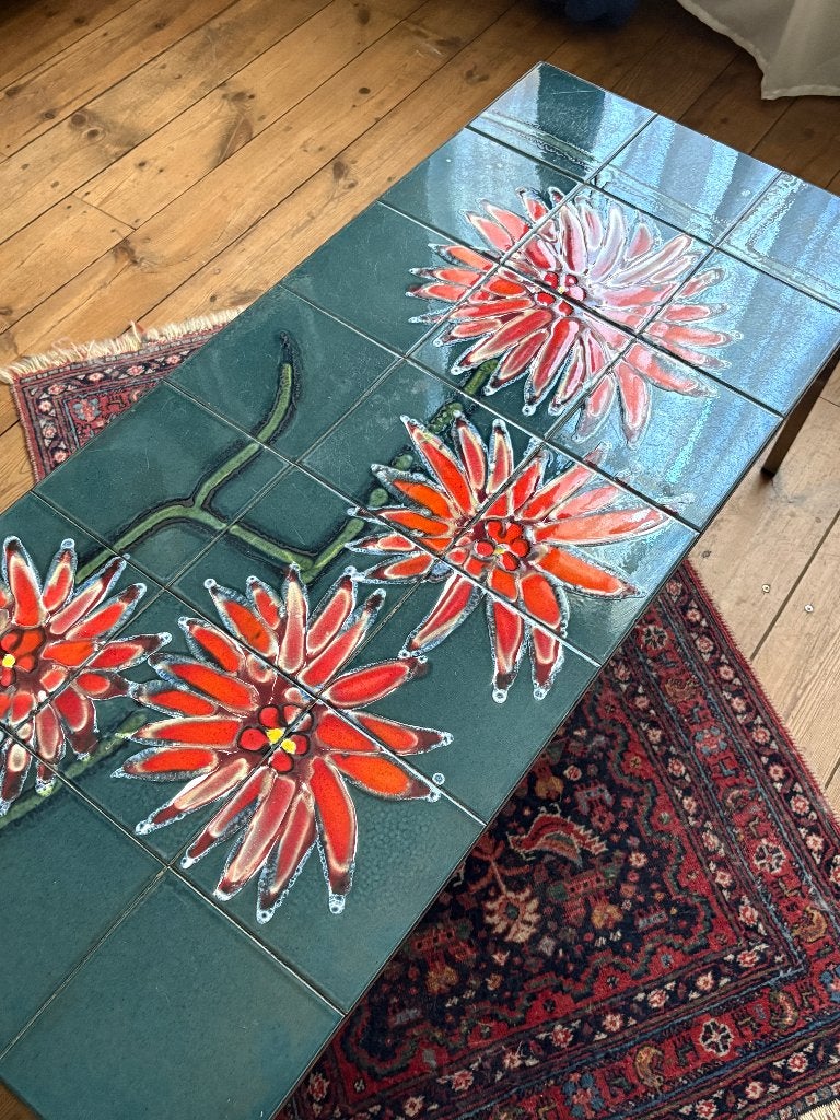 Vintage retro salontafel door Belarti voor Adri jaren 70, 100 à 150 cm, Métal, Enlèvement, Utilisé