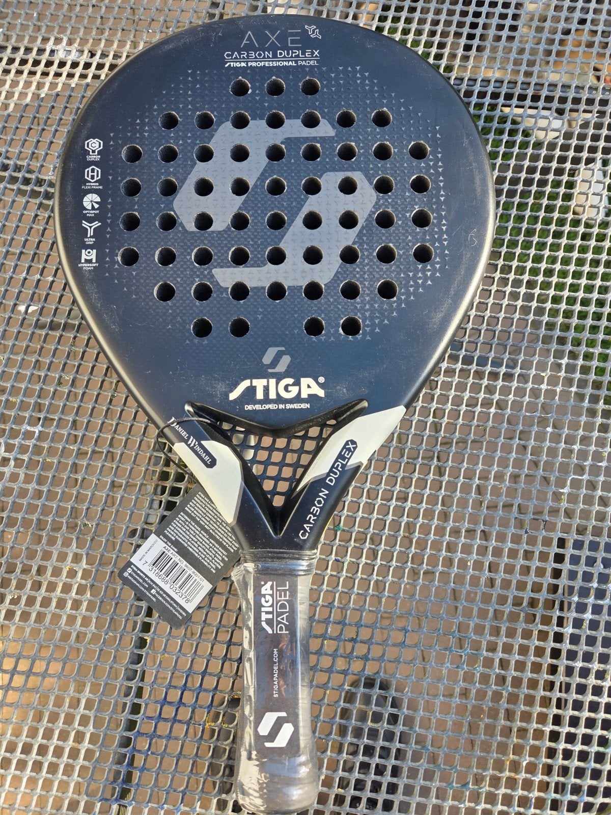 Stiga axe carbon duplex, Sport en Fitness, Padel, Ophalen of Verzenden