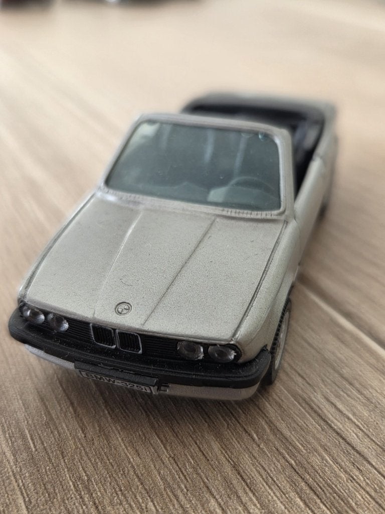Miniatuur BMW 3 Cabriolet, Ophalen of Verzenden, Gebruikt