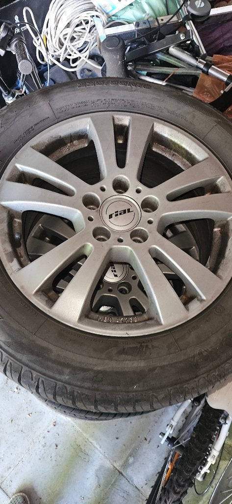 Rial velgen met banden 225/55 R16, Autos : Pièces & Accessoires, Pneus & Jantes, Pneus et Jantes, 16 pouces, Véhicule de tourisme