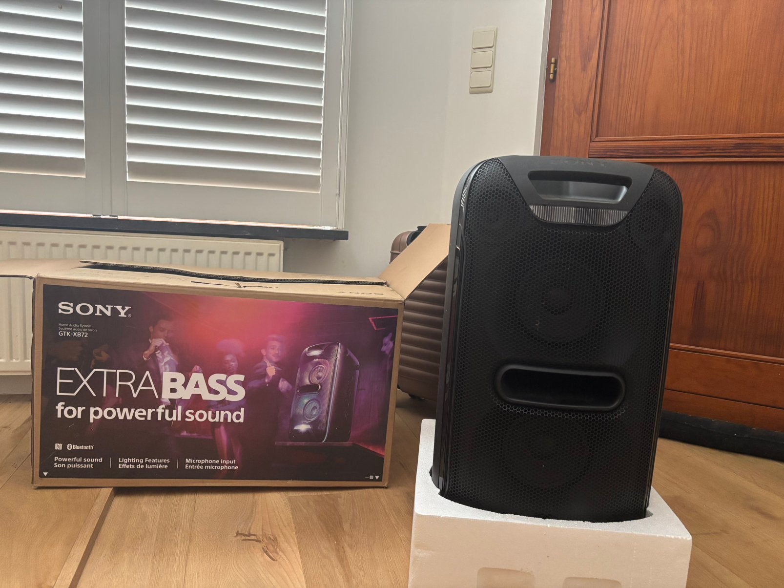 Sony GTK-XB72, Audio, Tv en Foto, Luidsprekerboxen, Party speaker, Nieuw, Sony, Basreflex