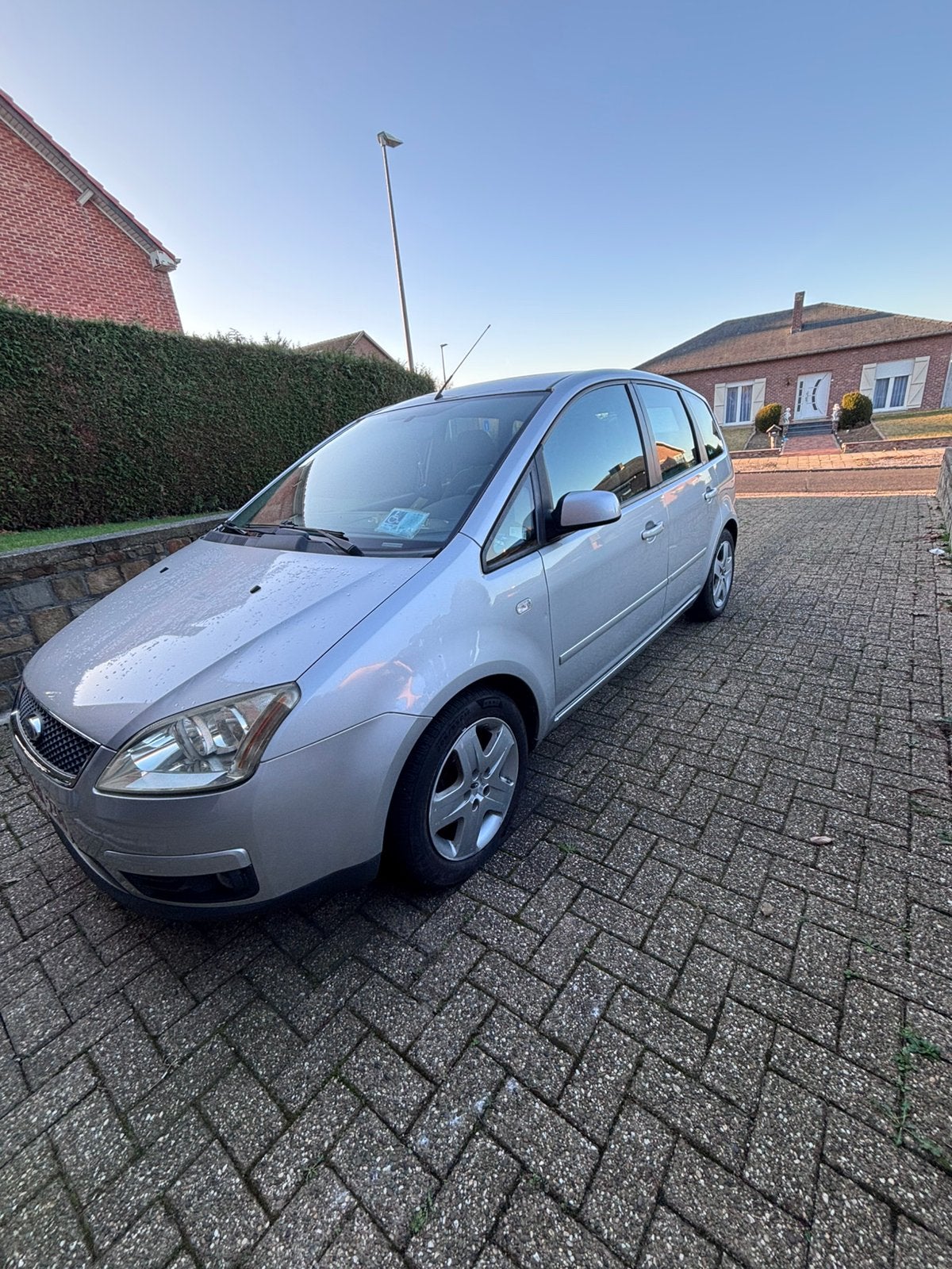 Ford C-Max 1.6 diesel Automaat/Airco, Auto's, 4 cilinders, Particulier, Euro 4, Zilver of Grijs