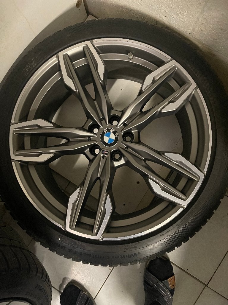 Set originele BMW Styling 718 wielen met banden 21 inch, Auto-onderdelen, Ophalen, Banden en Velgen, Terreinwagen, Gebruikt