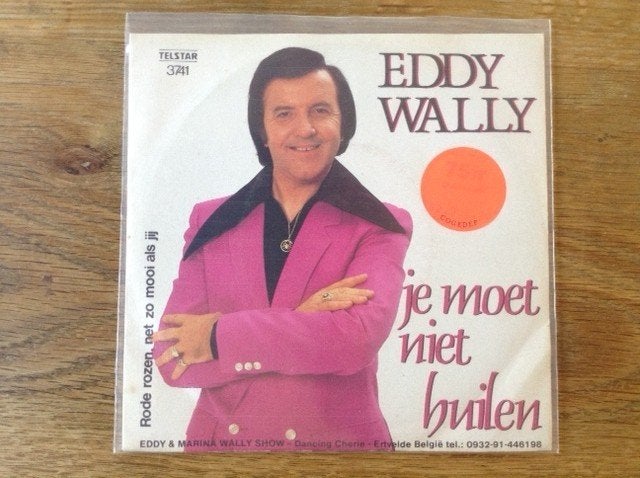 single eddy wally, Beschermende buitenhoes, Ophalen of Verzenden, 7 inch