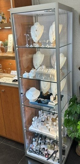 Armoire vitrine, Avec porte(s), Verre, Enlèvement, Utilisé